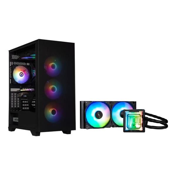 BitFenix FLOW PC Case + Bitfenix Cube 240 mm AIO Cooling