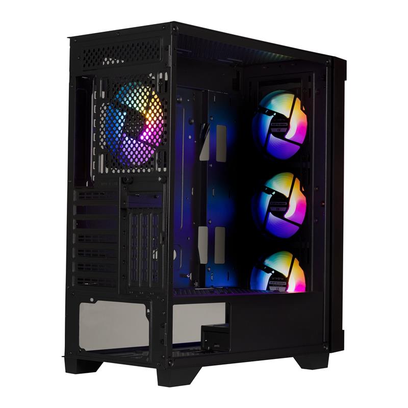 Bitfenix Graph ATX Computer Case, Black - Canada Computers