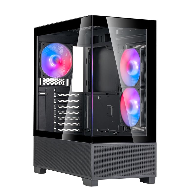 SilverStone Lucid 05 Panoramic Mid Tower Black