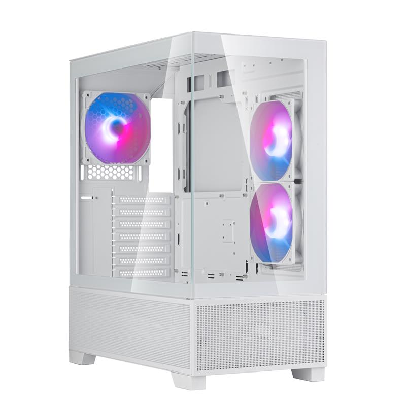 SilverStone Lucid 05 Panoramic Mid Tower White