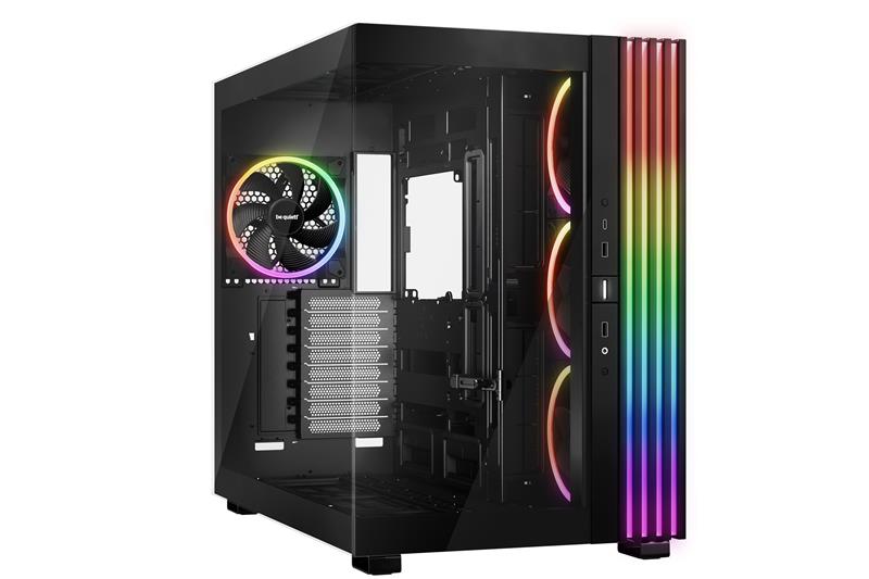 be quiet! LIGHT BASE 900 FX Full Tower Case, 4 Pre-installed ARGB Fans, Black