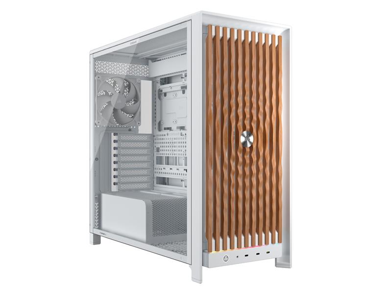 CORSAIR FRAME 4000D ELITE WOOD RS Blanc