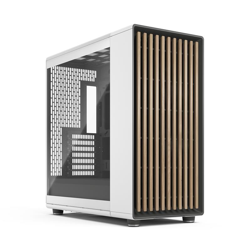 Boîtier PC Fractal Design North XL RC ATX mATX grande tour, blanc craie