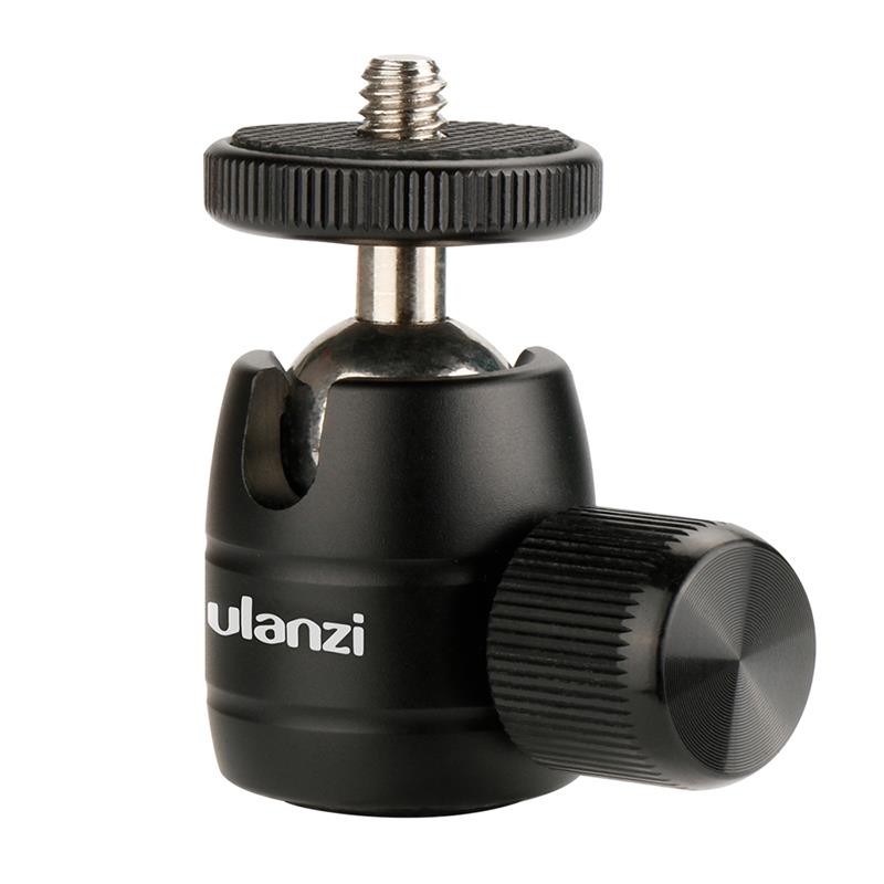 Ulanzi U-30 Mini Ball Head with 1/4 Screw Hole, Black (U-30)