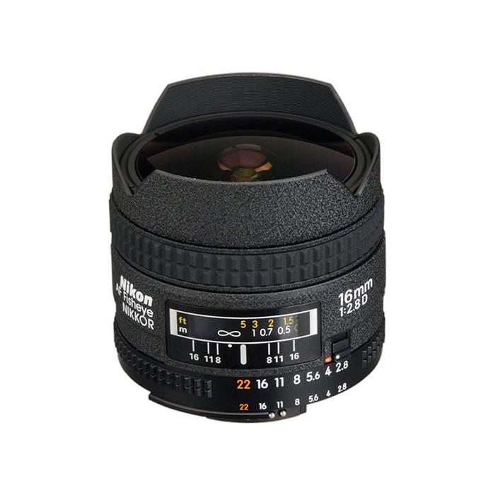 Nikon AF FX Fisheye-NIKKOR 16 mm f/2.8D | Full-frame Fisheye Lens Lens | 180-degree Angle of View