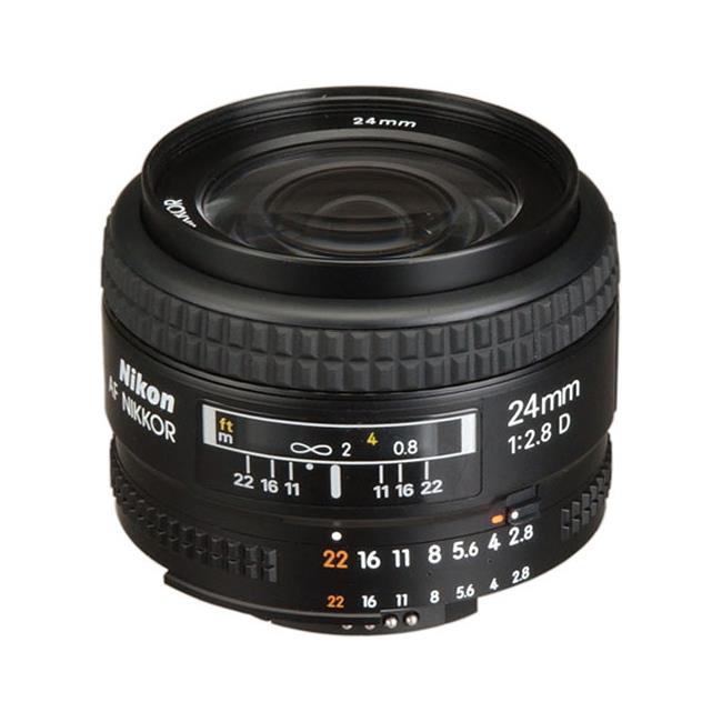 Nikon AF FX NIKKOR 24 mm f/2.8D | Compact Ultra-Wide-Angle Lens | 84-degree Angle of View