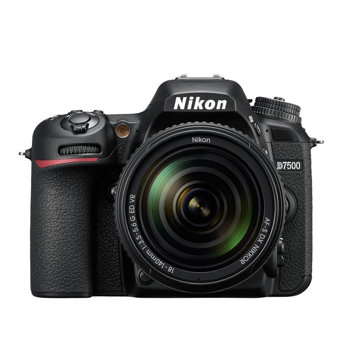 Nikon D7500 DSLR Camera (Kit - Black) | With AF-S DX NIKKOR 18-140mm f/3.5-5.6G ED VR  | 20.9 MP DX-format CMOS sensor | 4K UHD