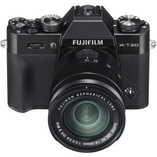 FUJIFILM X-T20 Mirrorless Digital Camera with 16-50mm Lens (Black) | 24.3MP APS-C X-Trans CMOS III Sensor | X-Processor Pro Ima