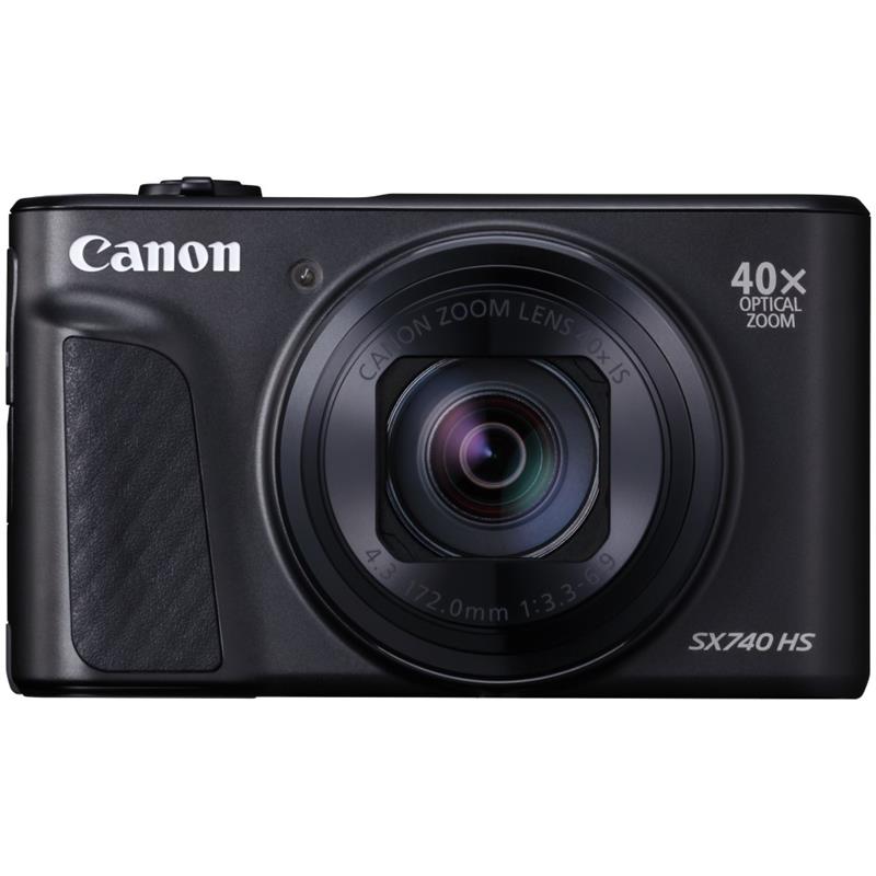 Canon Powershot SX740 HS Black w/ Case | Compact Digital Camera