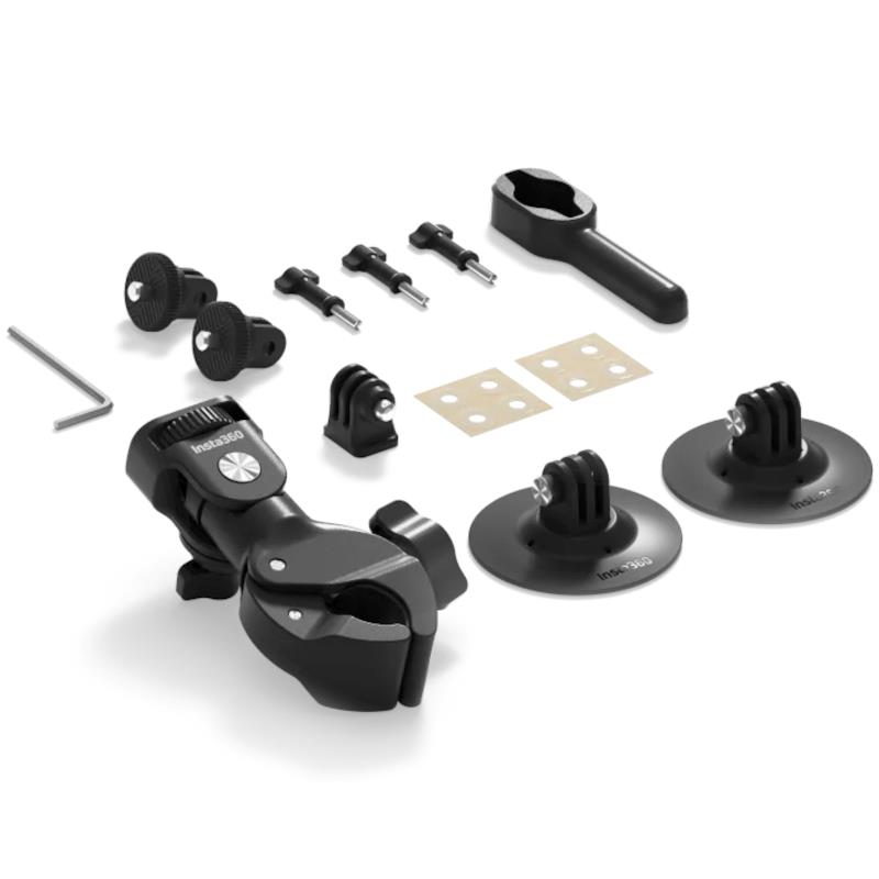 Insta360 Motorcycle Bundle | Standard Combo | Universal Powerful Clamp