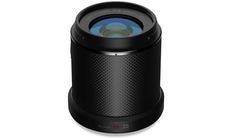 DJI DL 35mm f/2.8-16 Fixed Prime Camera Lens, Black