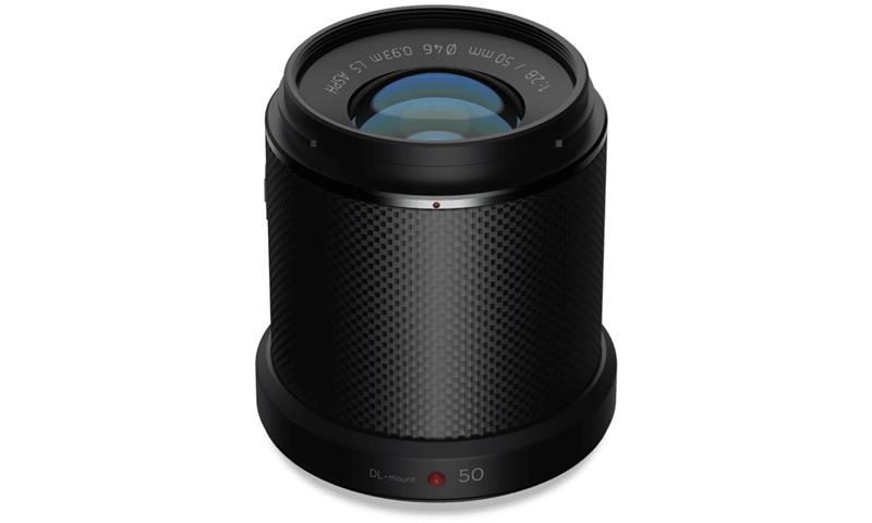 DJI DL 50mm f/2.8-16 Fixed Prime Camera Lens, Black