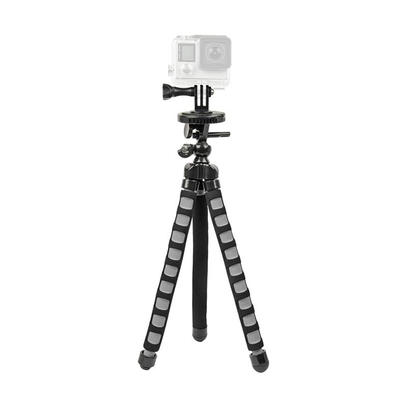 BOWER Xtreme Action Series Flex Tripod for GoPro (Black/Gray)