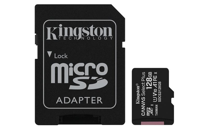 KINGSTON Canvas Select Plus 128GB microSDXC A1 C10 V10(Open Box)