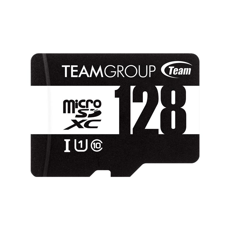 TeamGroup 128GB microSDHC UHS-I/U1 Class 10 Memory Card with Adapter(Open Box)