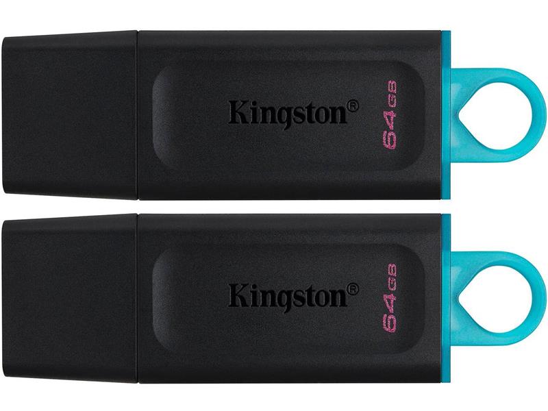 KINGSTON DataTraveler Exodia 64GB USB 3.2 Gen 1 2-Pack - Flash Drive