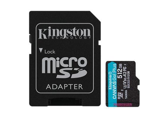 KINGSTON Canvas Go! Plus 512GB microSDXC A2 C10 U3
UHS-I V30