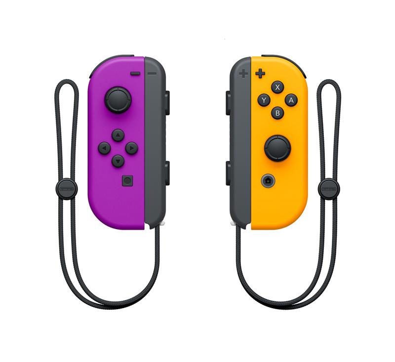 Nintendo Switch Joy-Con Controllers (Neon Purple/Orange)