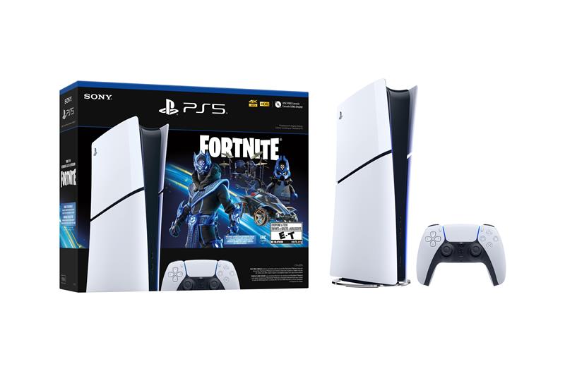 Console SONY PlayStation®5 Slim - Édition numérique avec pack Fortnite