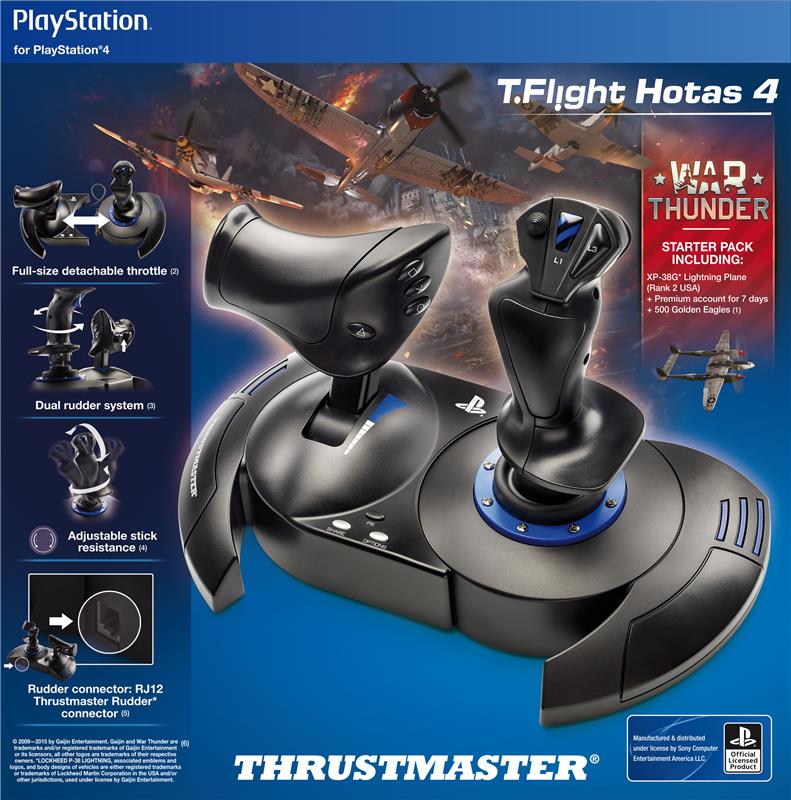 PlayStation4 - 値下げT-Flight Hotas 4 ジョイスティックforPS4 T.Flight Hotas 4 - | Thrustmaster