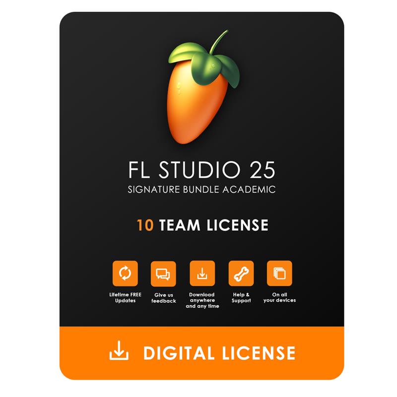 IMAGE LINE FL Studio Signature Bundle Licence d'équipe 10 utilisateurs Éducatif