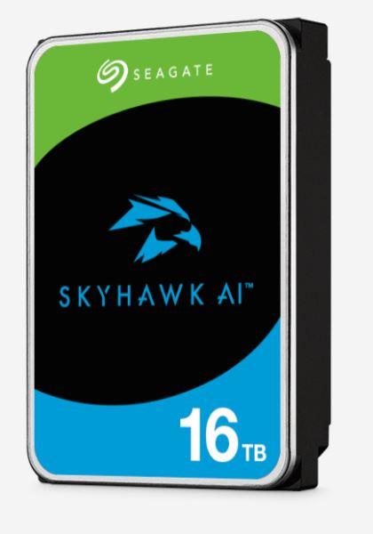 SkyHawk AI 16TB Drive, SATA, 3.5IN, 250MB/s,5 yr. warranty,3 year data recovery(ST16000VE002)