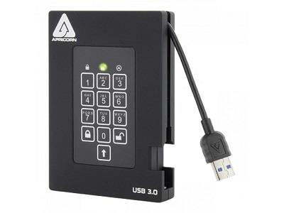 Aegis Fortress - USB 3.0 - 2 To - USB 3.2 - 5 Gbit/s - 12 Ms - 5 400 tr/min - 8 Mo - Garantie limitée de 3 ans