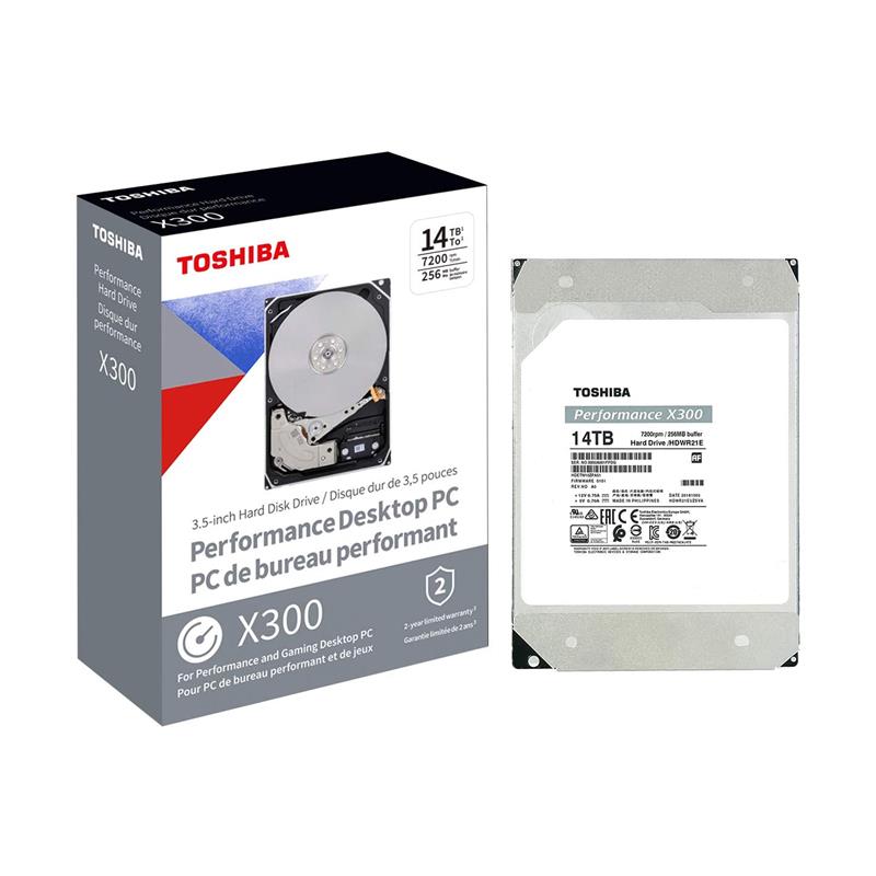 Toshiba X300 14TB Performance & Gaming Internal Hard Drive 7200 RPM