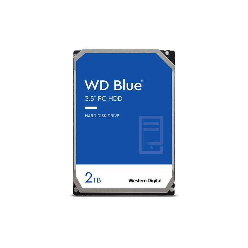 WD Blue 2TB Desktop Hard Disk Drive - 7200 RPM SATA 6Gb/s 256MB Cache