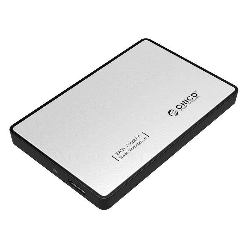 ORICO 2588US3-SV USB 3.0 to 2.5'' SATA External HD Enclosure Silver(Open Box)