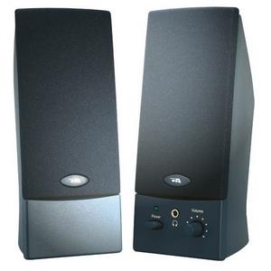 CYBER ACOUSTICS 2.0 Speaker System - Black - USB