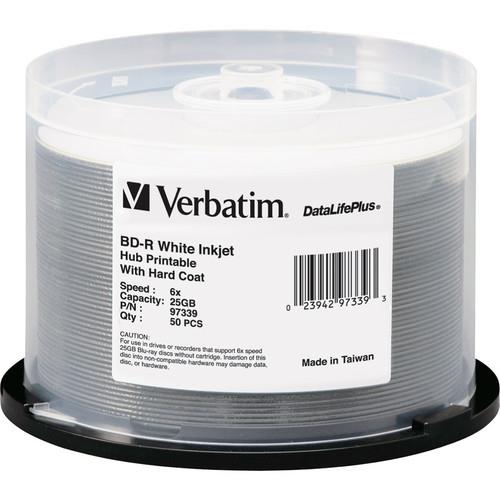 Verbatim - DataLifePlus 50-Pack 6x BD-R Disc Spindle - Inkjet Printable (97339)