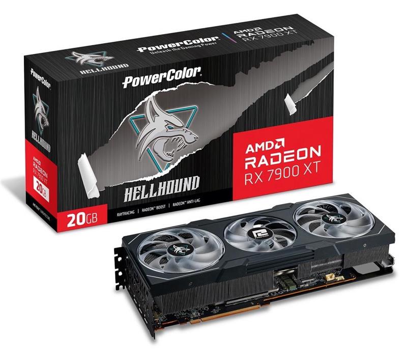 PowerColor Hellhound Radeon RX 7900 XT 20GB GDDR6 Graphics Card