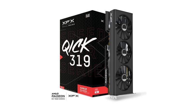 XFX SPEEDSTER QICK319 RADEON RX 7700 XT BLACK 12GB GDDR6