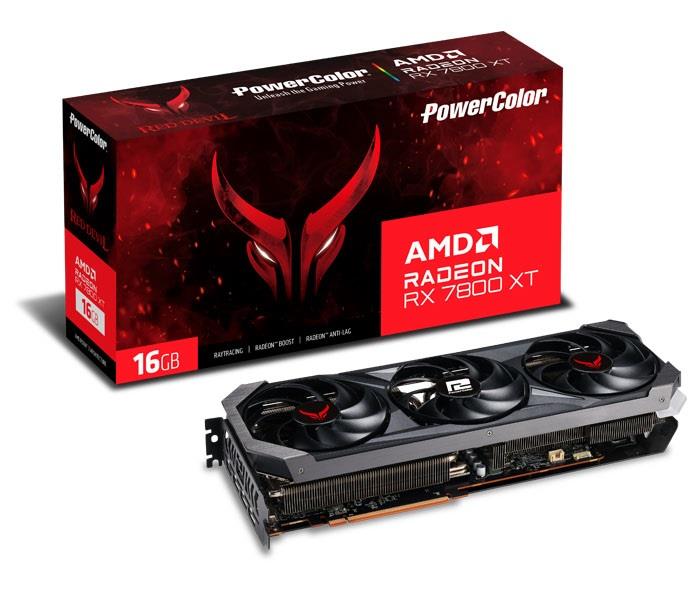 POWERCOLOR Red Devil AMD Radeon RX 7800 XT 16GB GDDR6