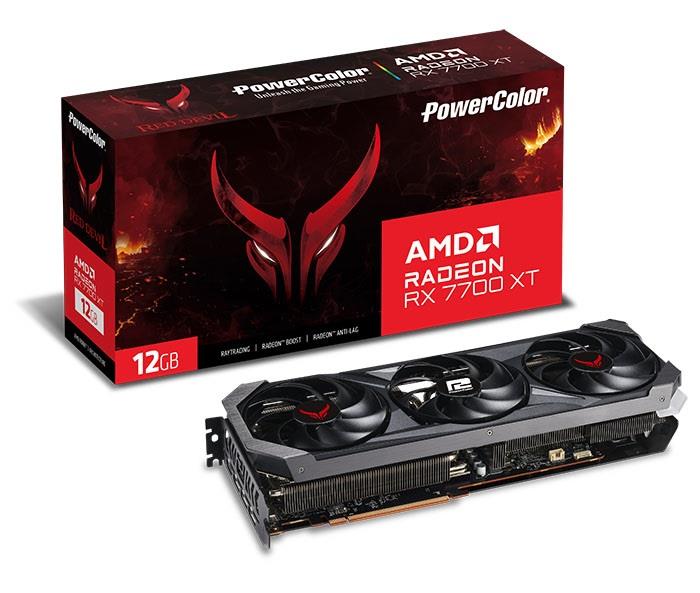 POWERCOLOR Red Devil AMD Radeon RX 7700 XT 12GB GDDR6