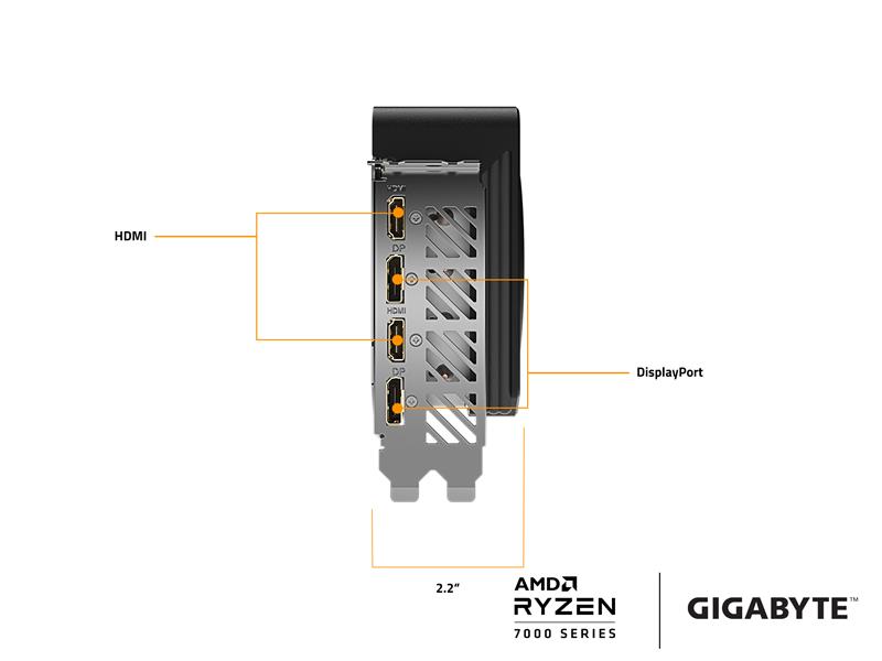 グラボ RADEON RX 7800XT OC 16GB - GIGABYTE Gigabyte Radeon RX 7800 XT Gaming OC 16G Carte graphique 3