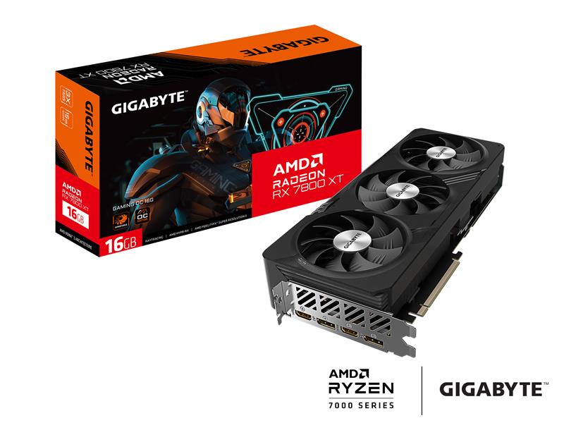 GIGABYTE Radeon RX 7800 XT GAMING OC 16G Graphics Card