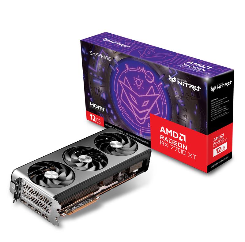 SAPPHIRE NITRO+ AMD RADEON™ RX 7700 XT GAMING OC 12GB GDDR6