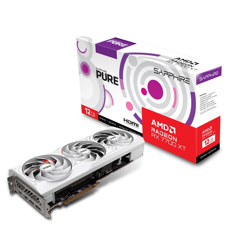 SAPPHIRE PURE AMD RADEON™ RX 7700 XT GAMING OC 12GB GDDR6