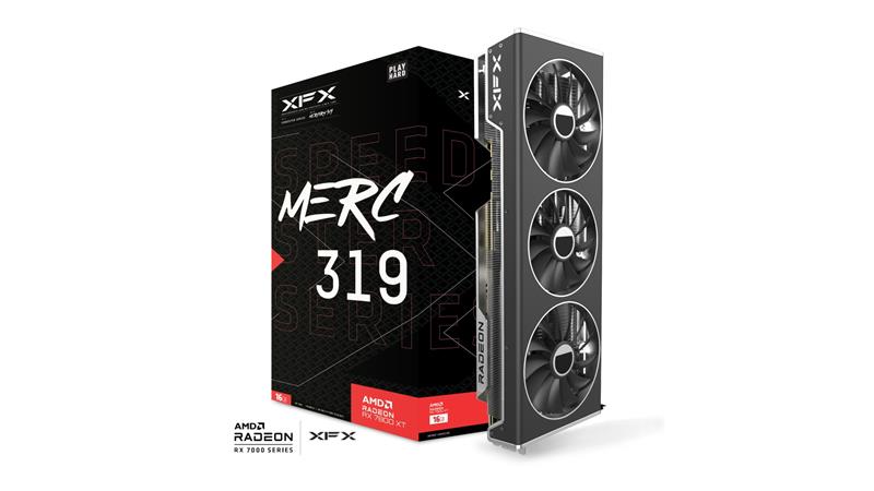 XFX SPEEDSTER MERC319 RADEON RX 7800 XT BLACK 16GB GDDR6