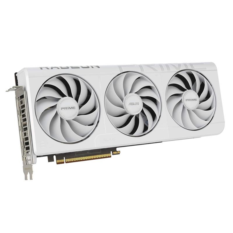 ASUS Prime Radeon RX 9070 XT White OC Edition GDDR6 Triple Fans