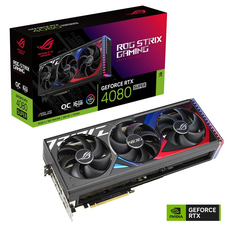 ASUS ROG STRIX GeForce RTX 4080 SUPER OC 16GB GDDR6X(Open Box)