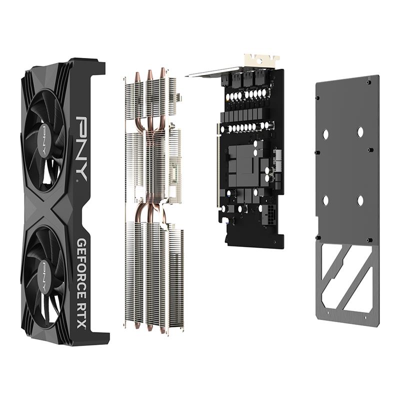 PNY GeForce RTX 4070 SUPER 本体　VRAM12GB PNY GeForce RTX™ 4070 Ti SUPER 16GB VERTO™ Overclocked