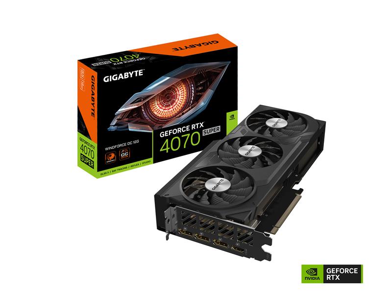 GIGABYTE GeForce RTX 4070 SUPER WINDFORCE OC 12G