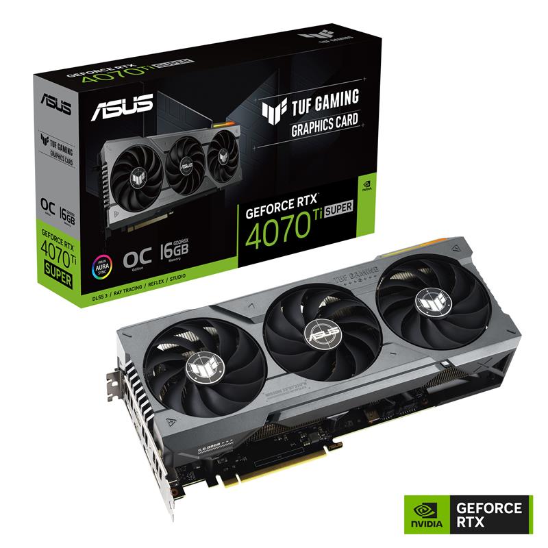 ASUS TUF Gaming GeForce RTX 4070 Ti SUPER OC 16GB GDDR6X(Open Box)