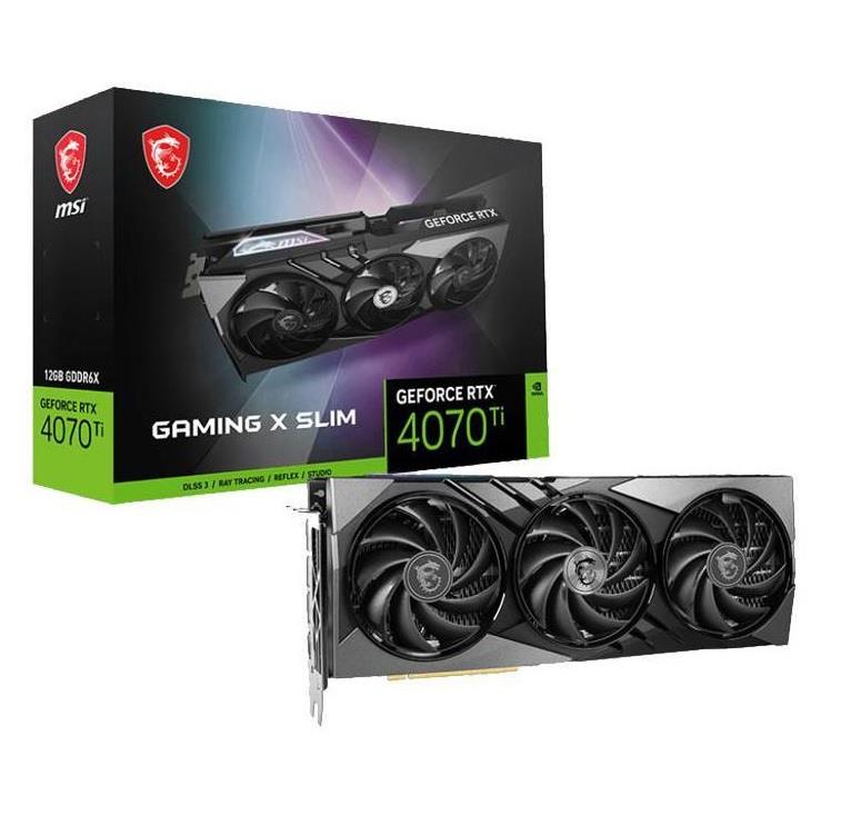 MSI GeForce RTX 4070 Ti GAMING X SLIM 12G GDDR6X