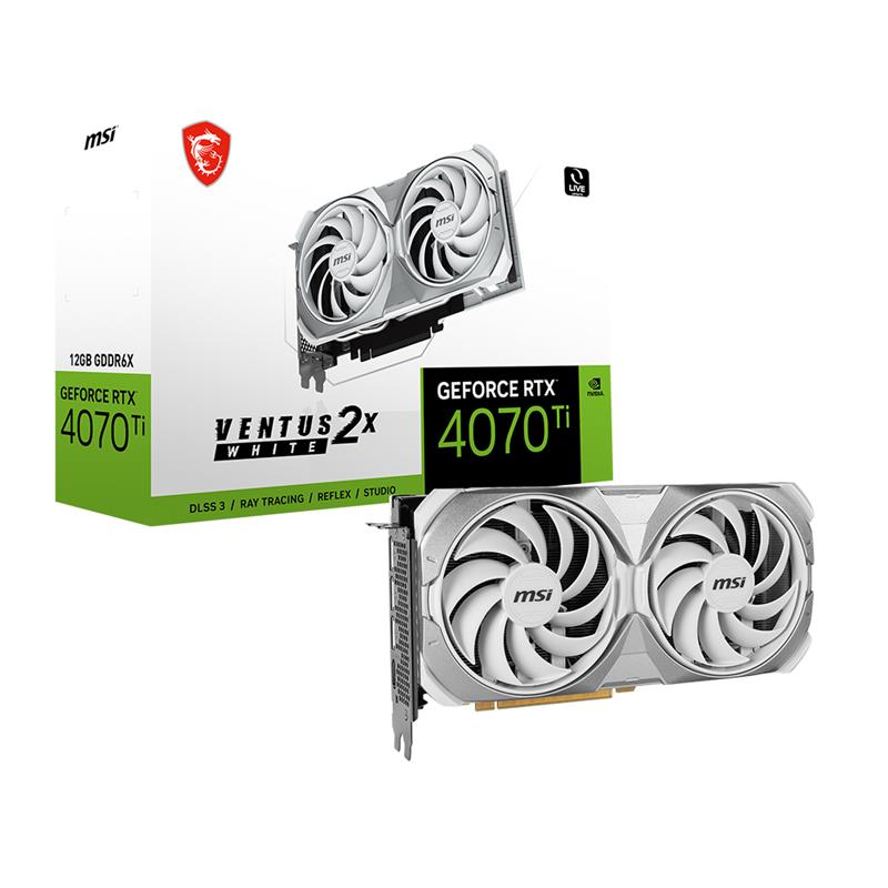 MSI GeForce RTX 4070 Ti VENTUS 2X WHITE 12G OC GDDR6X 12GB