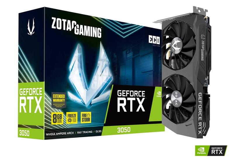 ZOTAC GEFORCE RTX 3050 ECO 8GB GDDR6