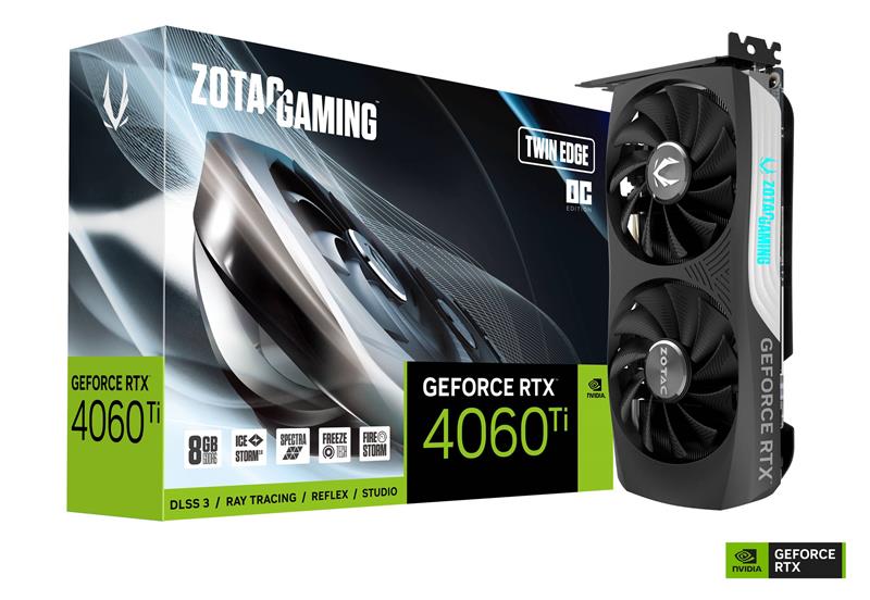 ZOTAC GeForce RTX 4060 Ti 8 Go GDDR6 Bord Double OC